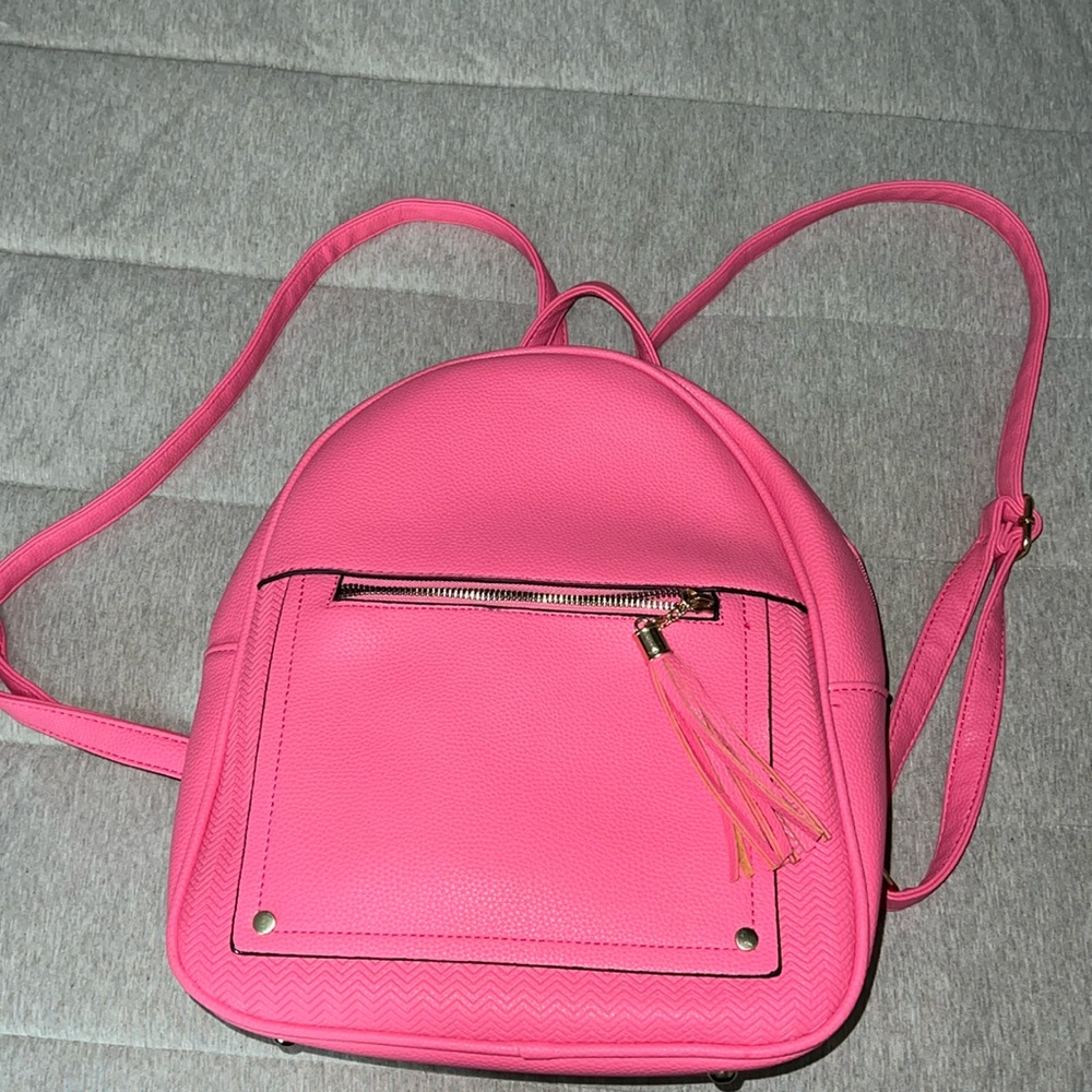 Pink large Backpack/Purse